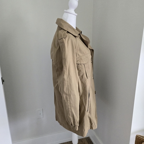 Loft Women's Medium Tan Double-Breasted Jacket - Picture 3 of 15